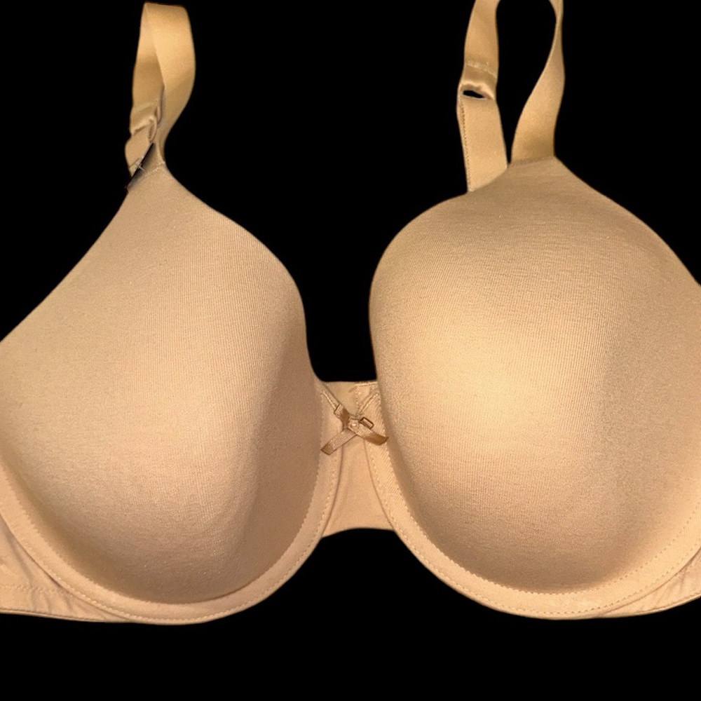 ambrielle natural comfort Lighly Lined  full coverage Sz 38DD Beige